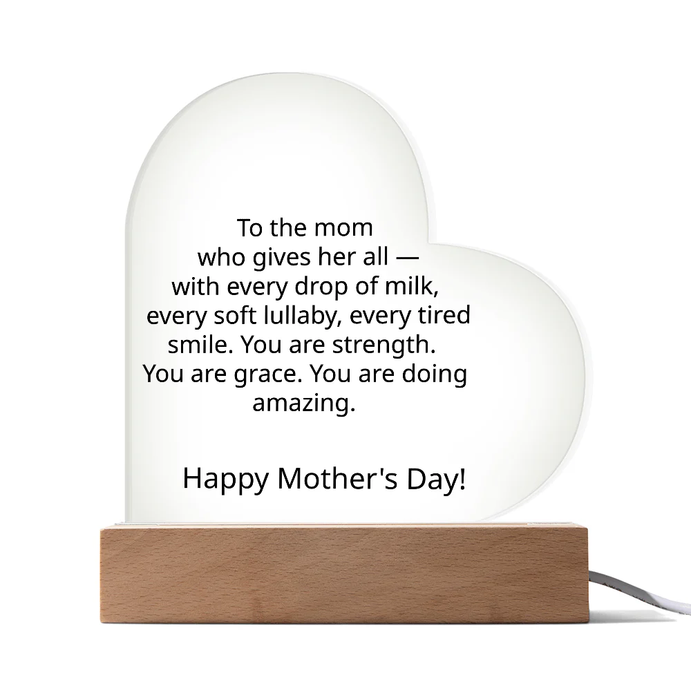 A Love Letter to Mama Plaque
