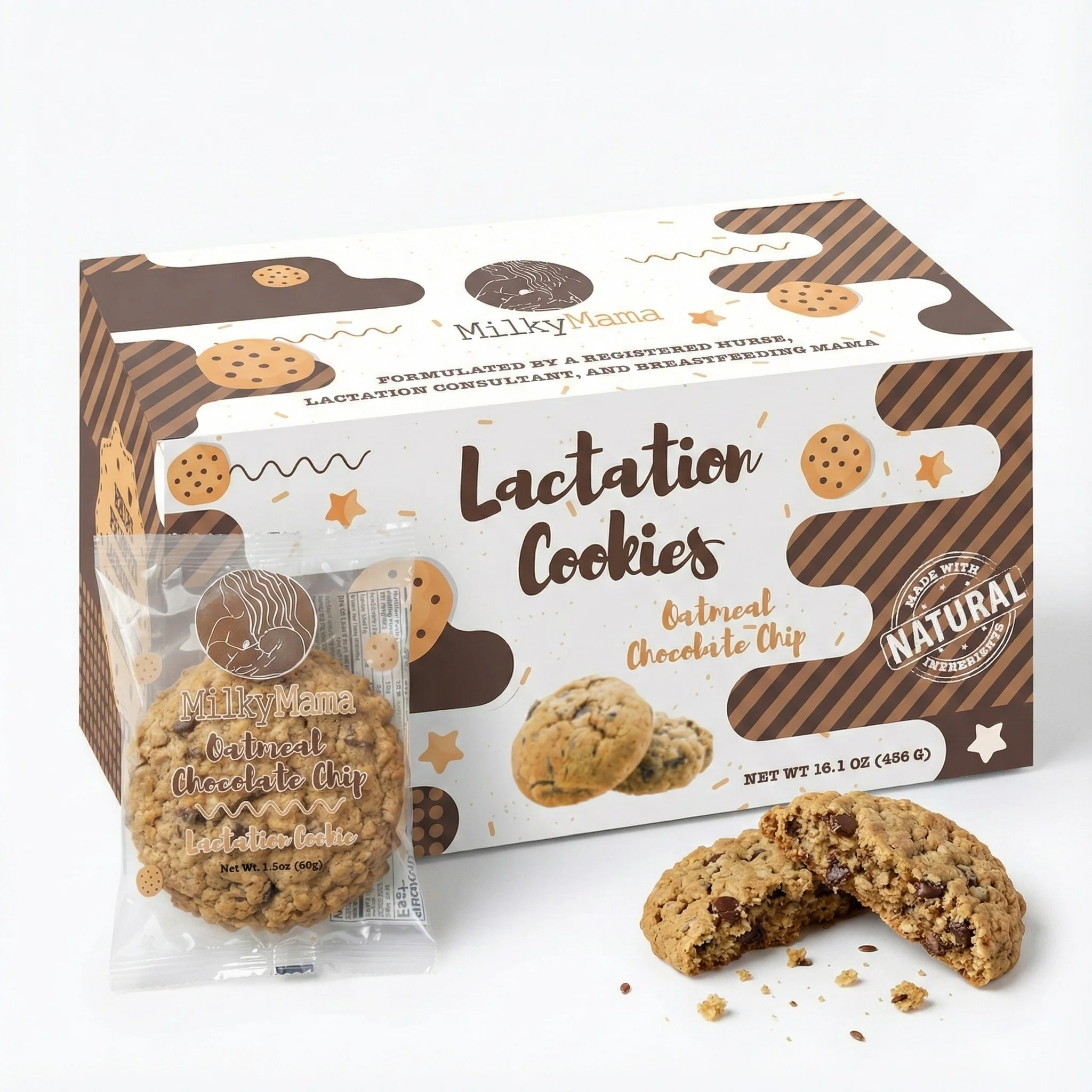 Oatmeal Chocolate Chip Lactation Cookies - Image 3